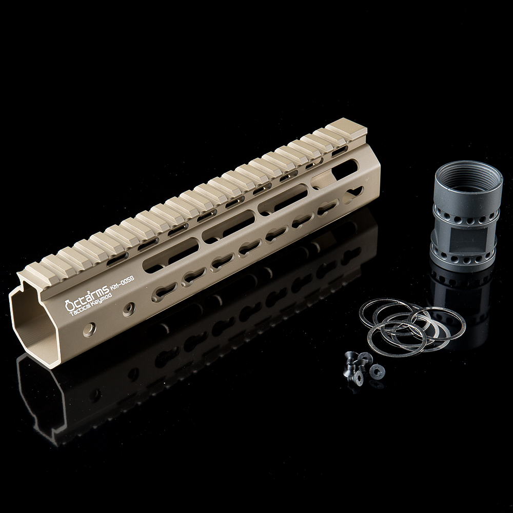 Octaarms 9" Keymod Handguard, tan