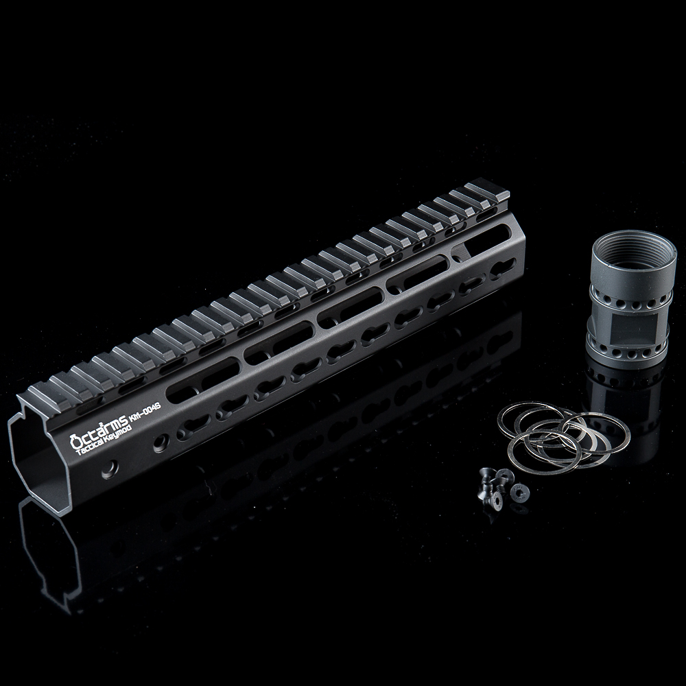 Ares 13,5" Keymod Handguard, schwarz