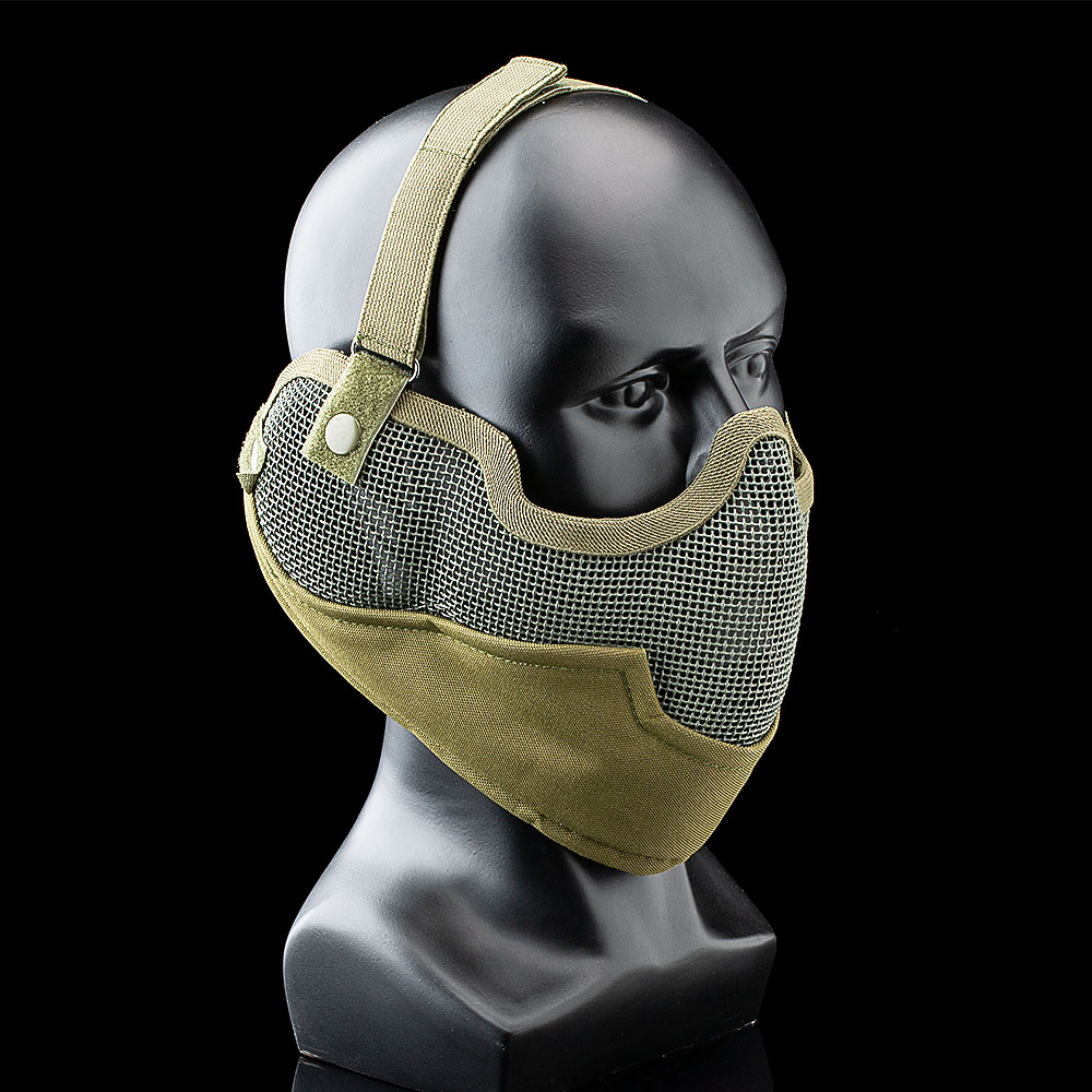 Airsoft Gesichtsschutzmaske, oliv