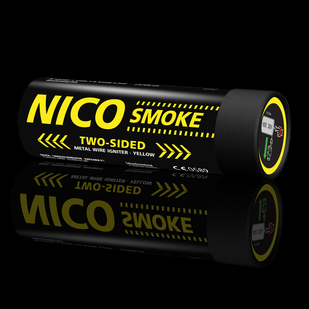 Nico Smoke, two-sided, 50 s, yellow