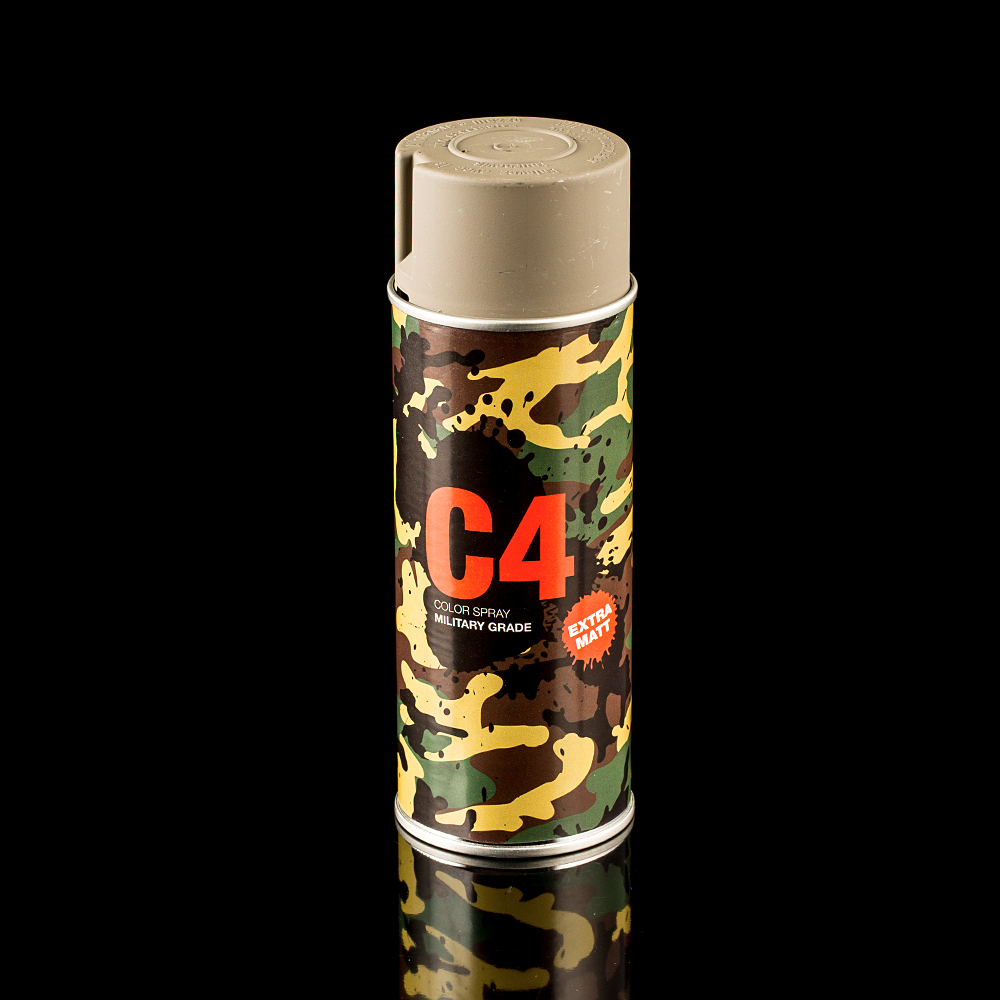 C4 Mil Grade Color Spray RAL 7006, beigegrau