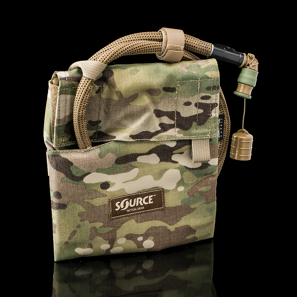 Source Kangaroo 1L Collapsible Canteen with Pouch, multicam