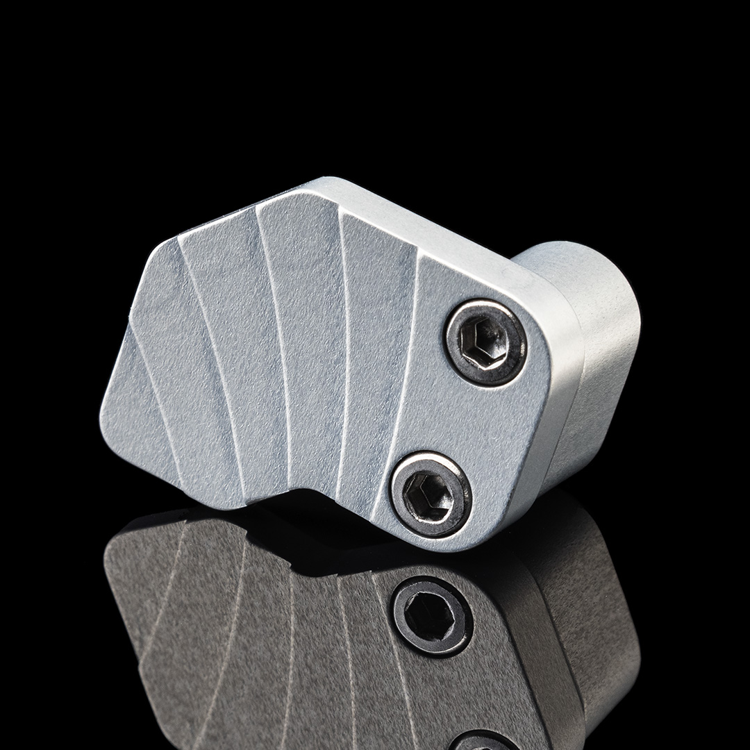 Mag Release EMF200 PLATE, silver Qarms
