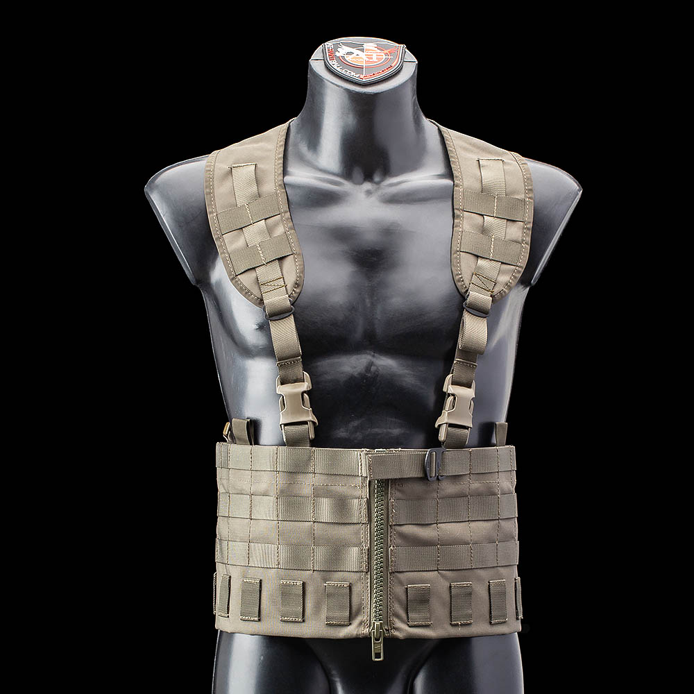 Zentauron Modular Split Front Chest Rig, ranger green