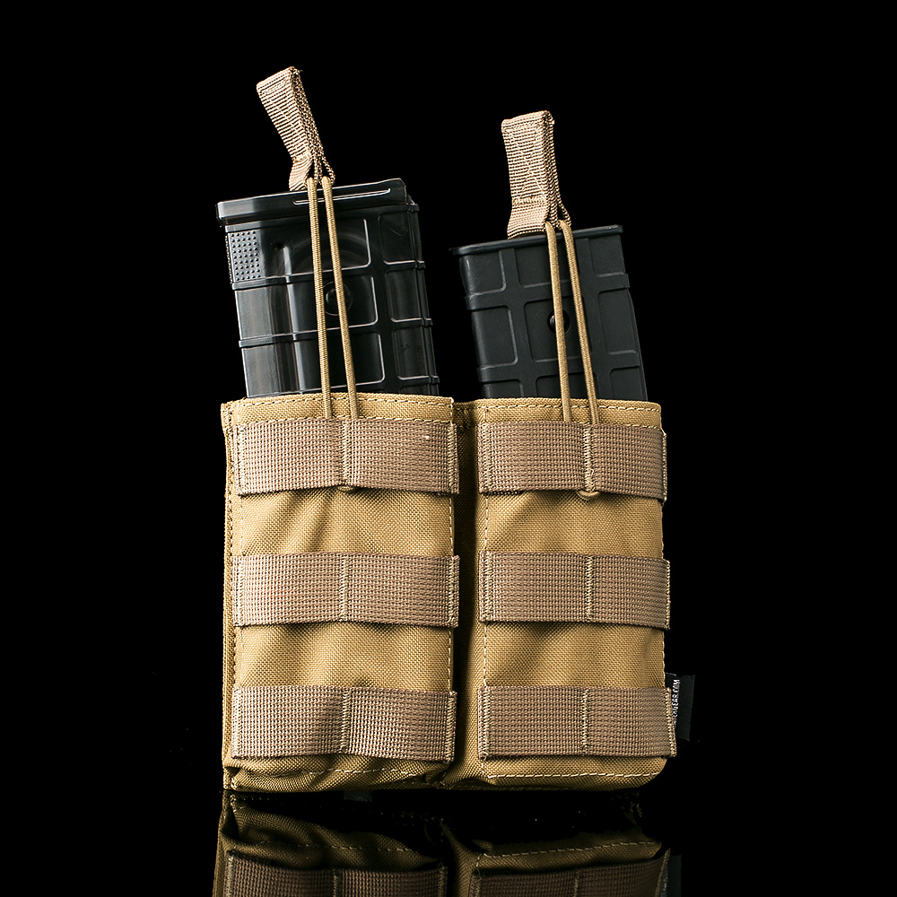 Invader Gear 5.56 Double Mag Pouch, coyote