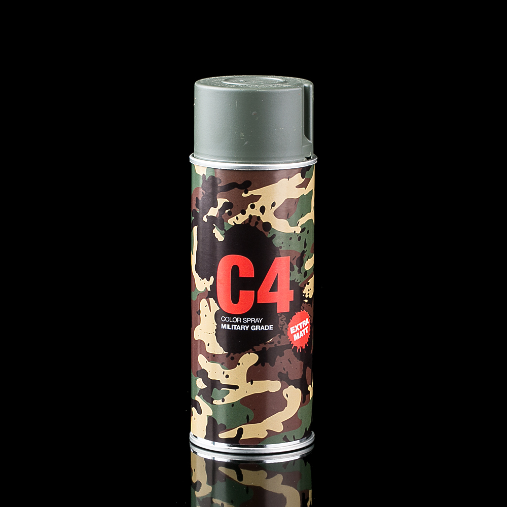 C4 Mil Grade Color Spray RAL 7009, foliage green