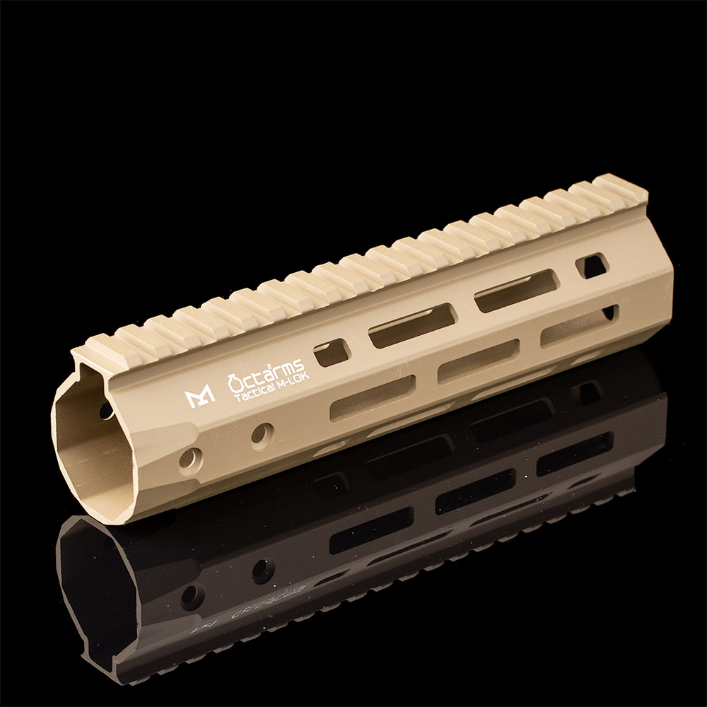 Ares 201mm M-LOK Handguard, dark earth