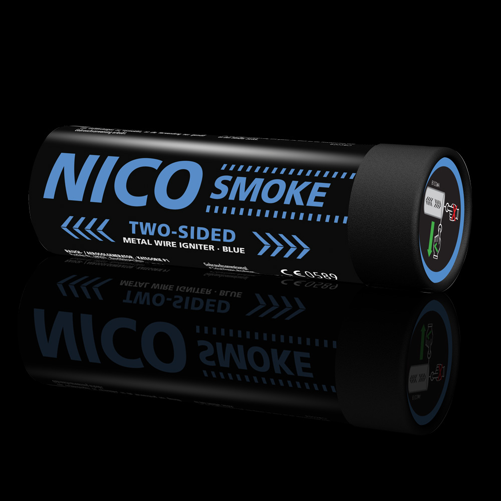 Nico Smoke, two-sided, 50 s, blau