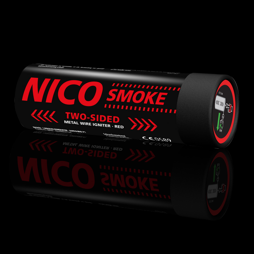 Nico Smoke, two-sided, 50 s, red