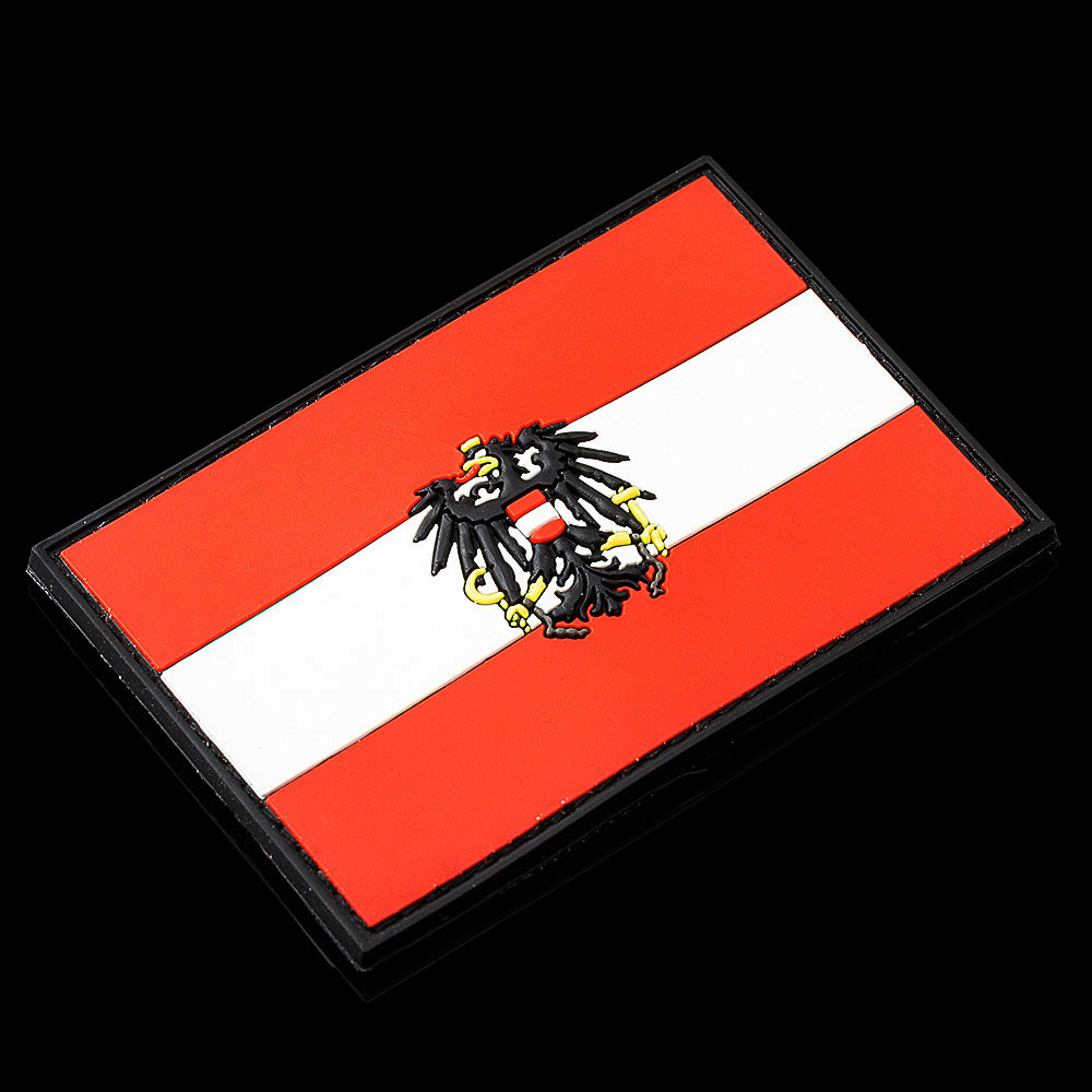 AUSTRIA rubber patch - rot