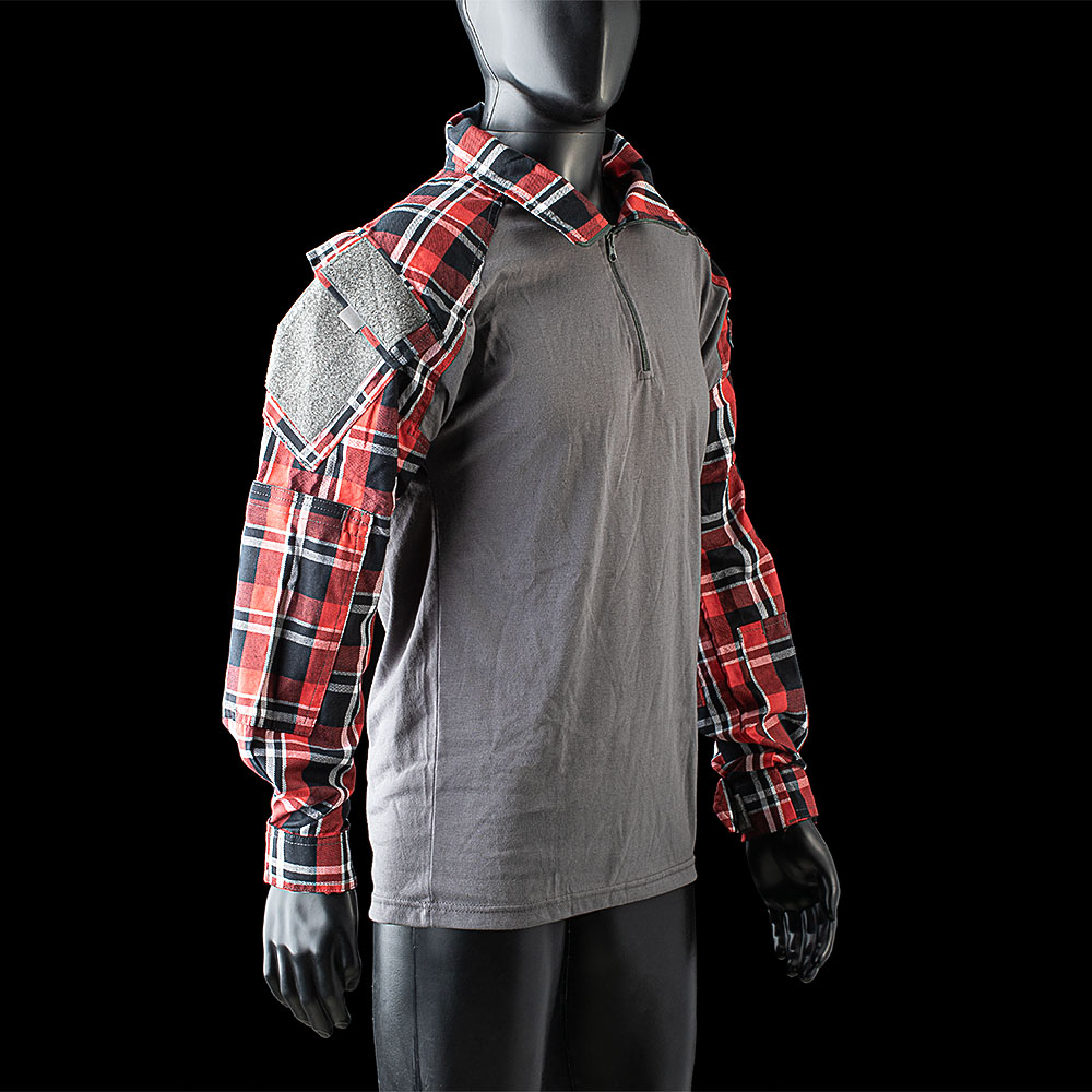 Invader Gear Flannel Combat Shirt, red