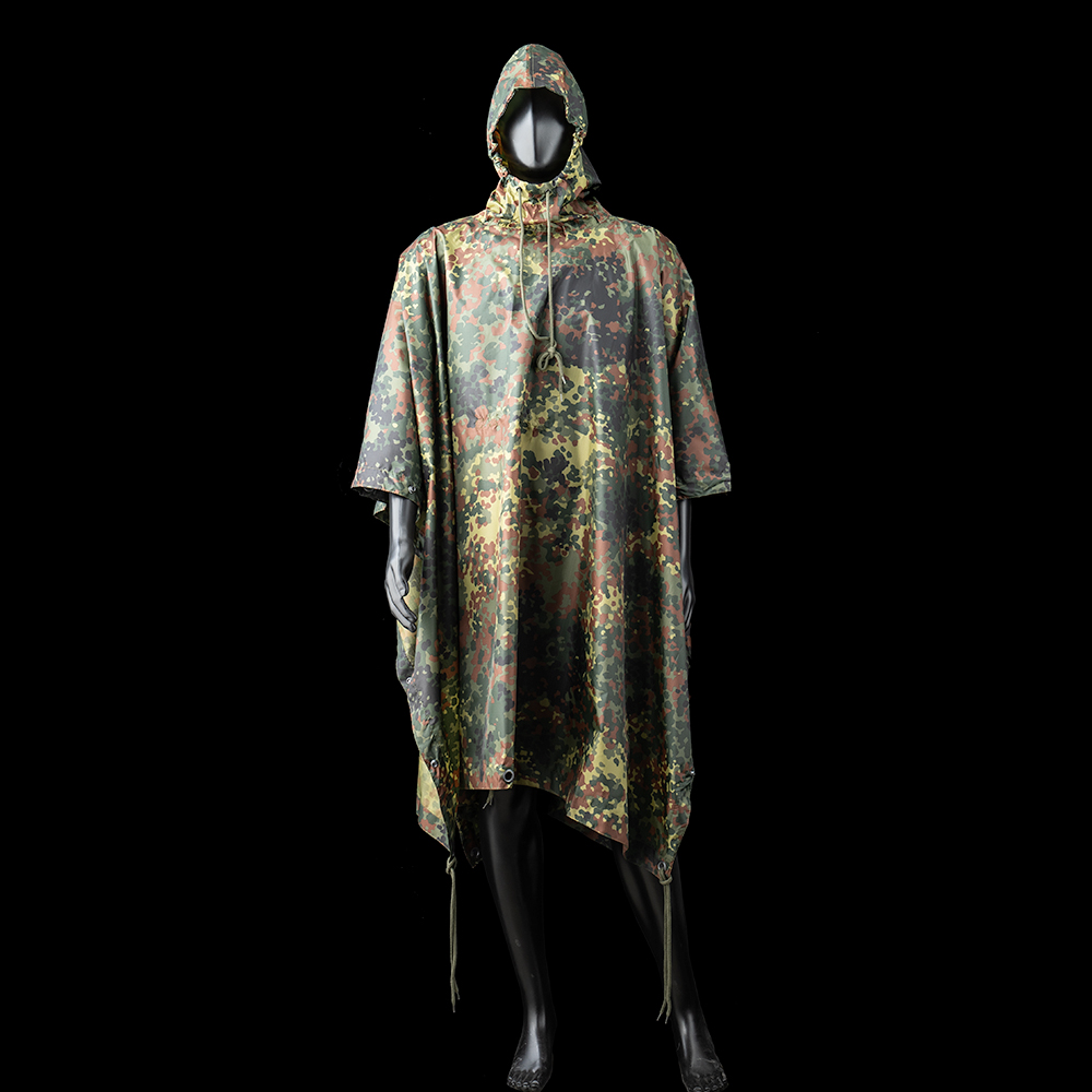 MFH Poncho Rip Stop, flecktarn