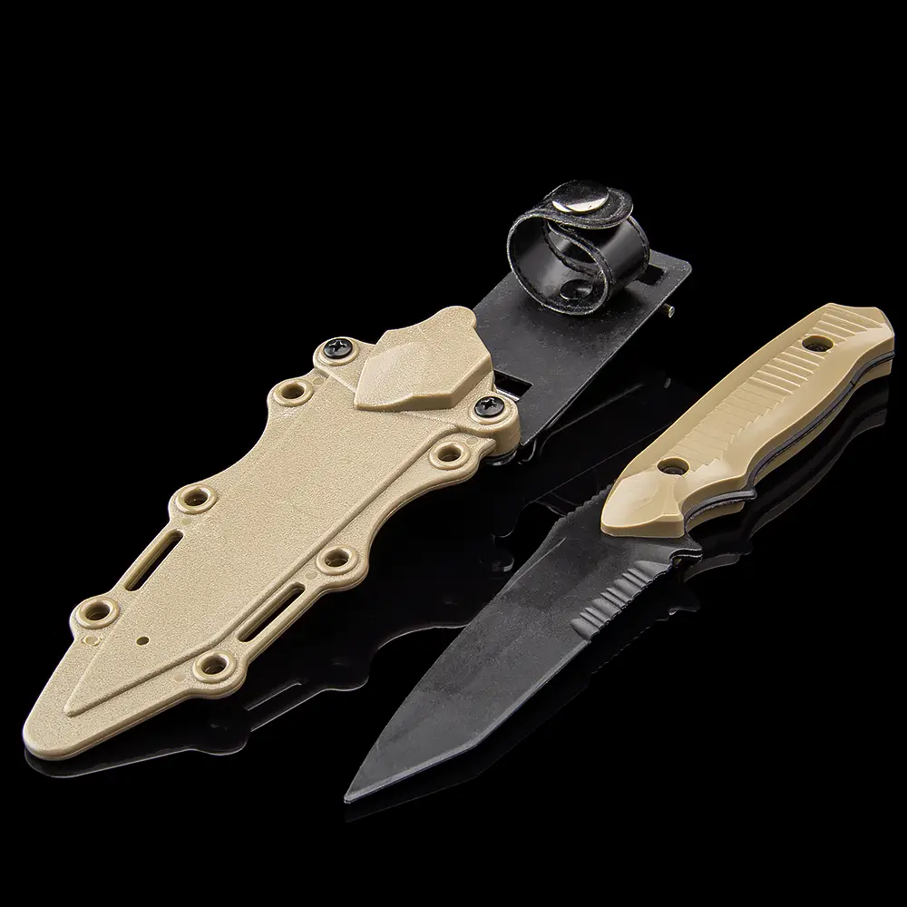 M371 Training Knife rubber, tan