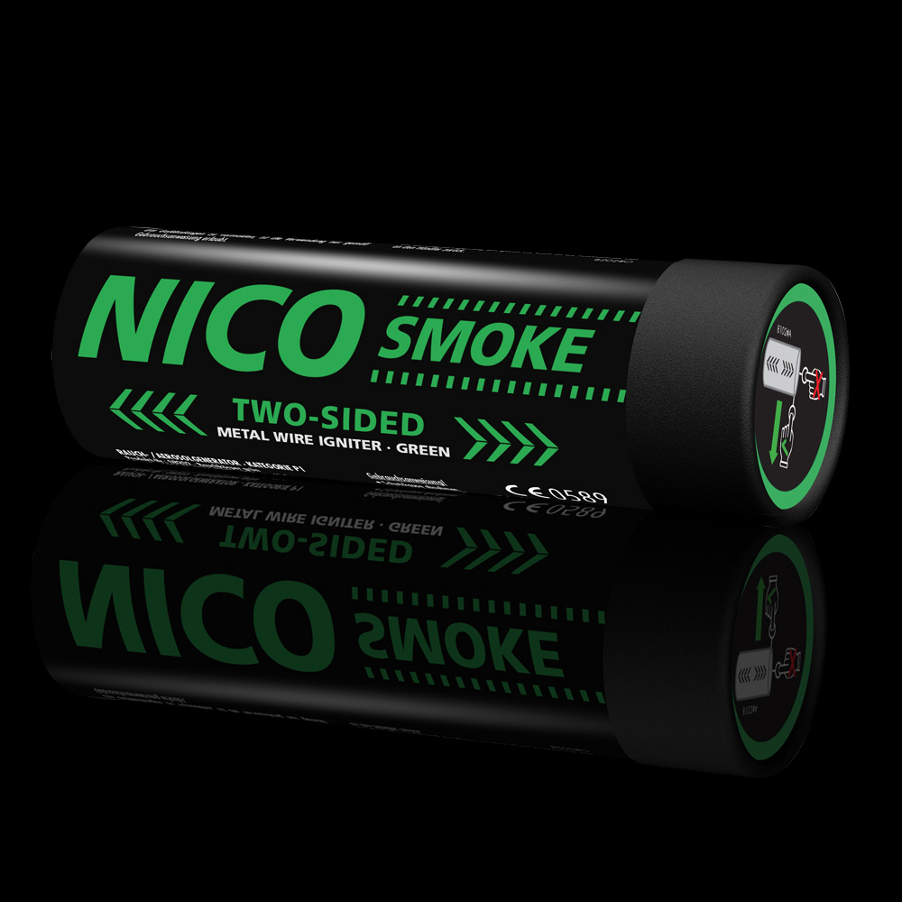 Nico Smoke, two-sided, 50 s, grün