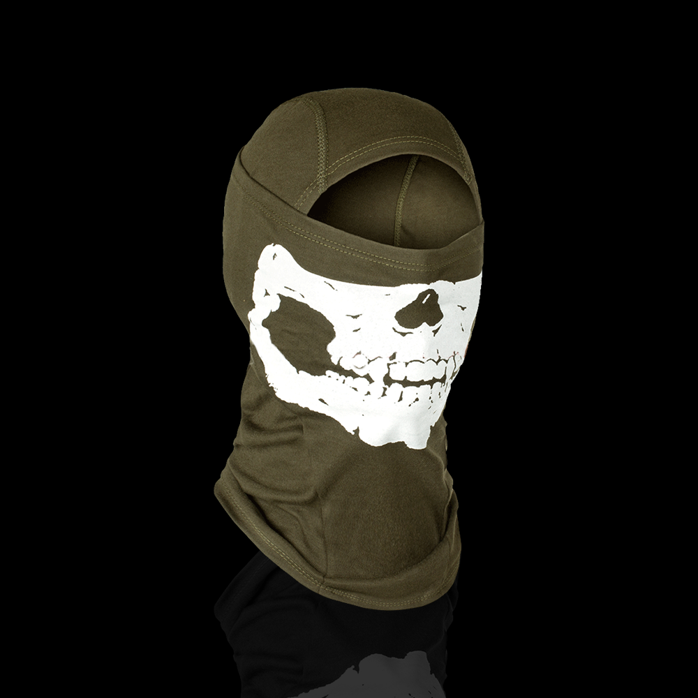 Invader Gear MPS Death Head Balaclava, oliv