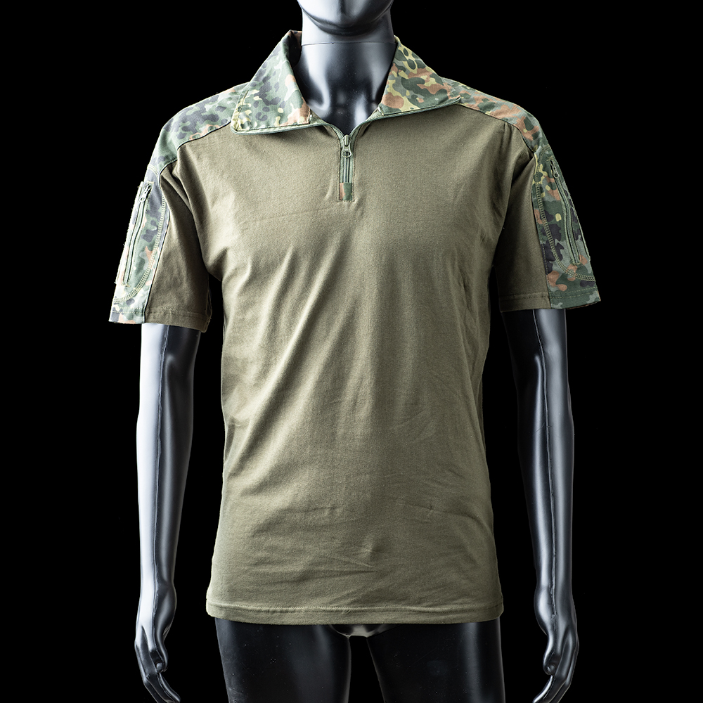 Invader Gear Combat Shirt kurz Arm, flecktarn