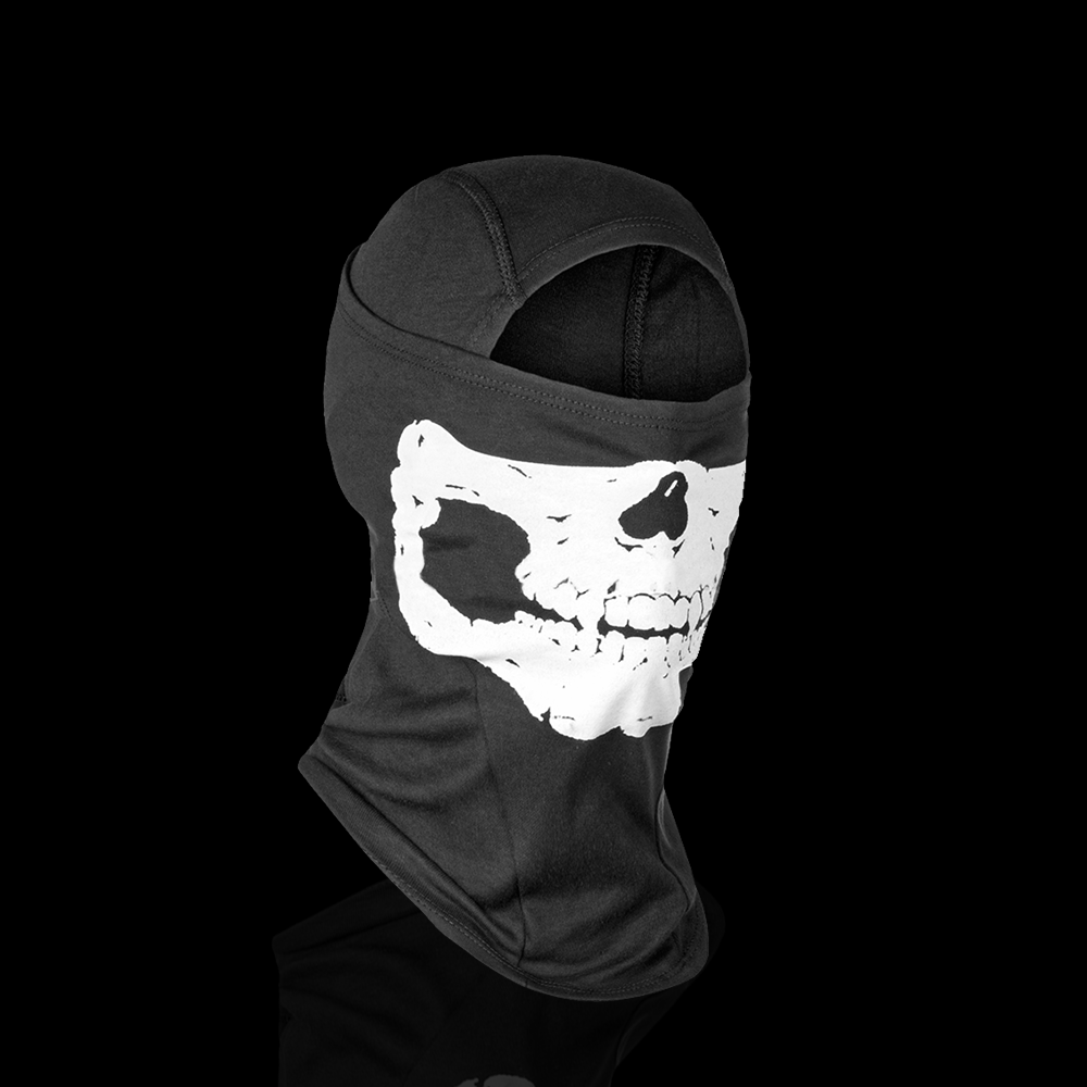 Invader Gear MPS Death Head Balaclava, schwarz