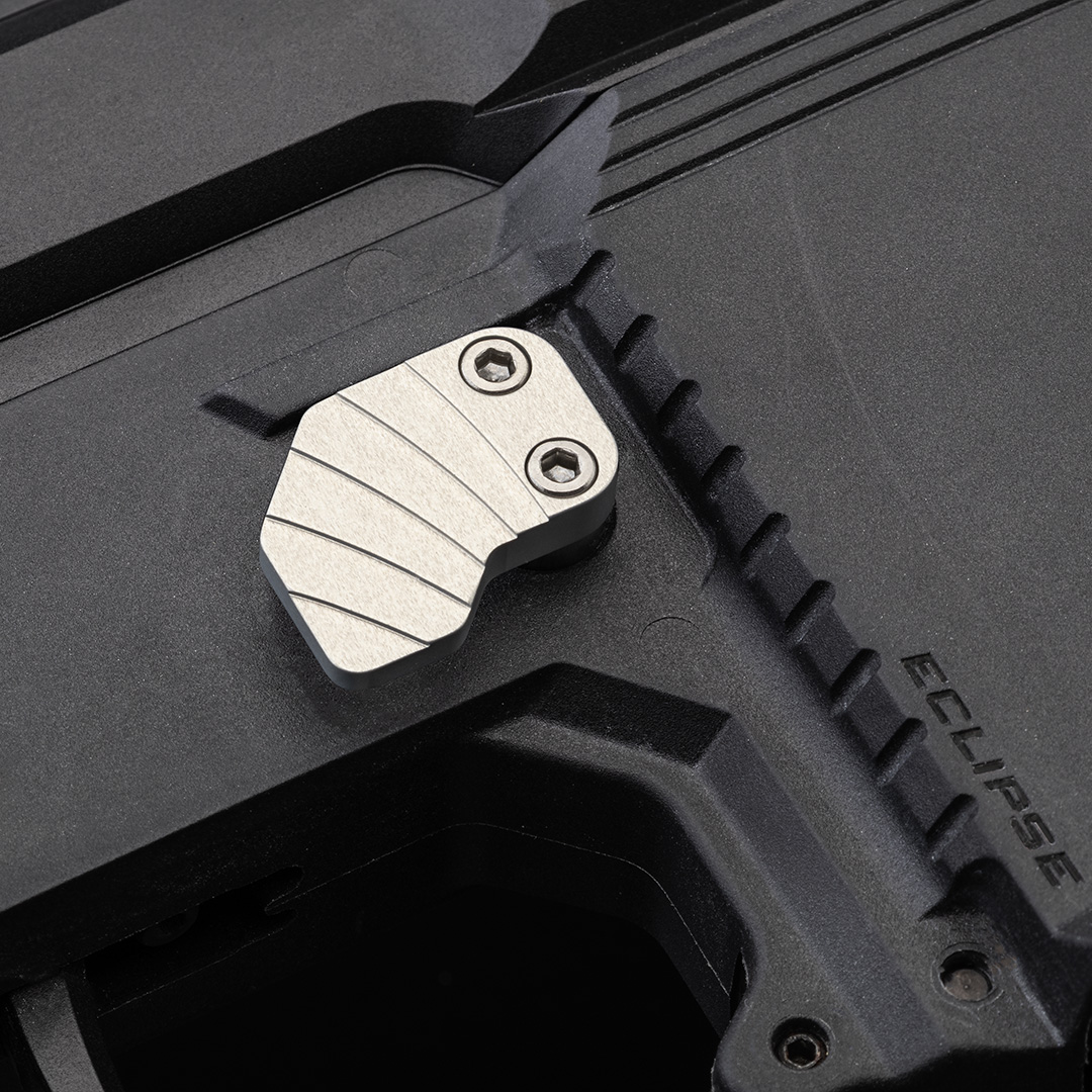 Mag Release EMF200 PLATE, silver Qarms