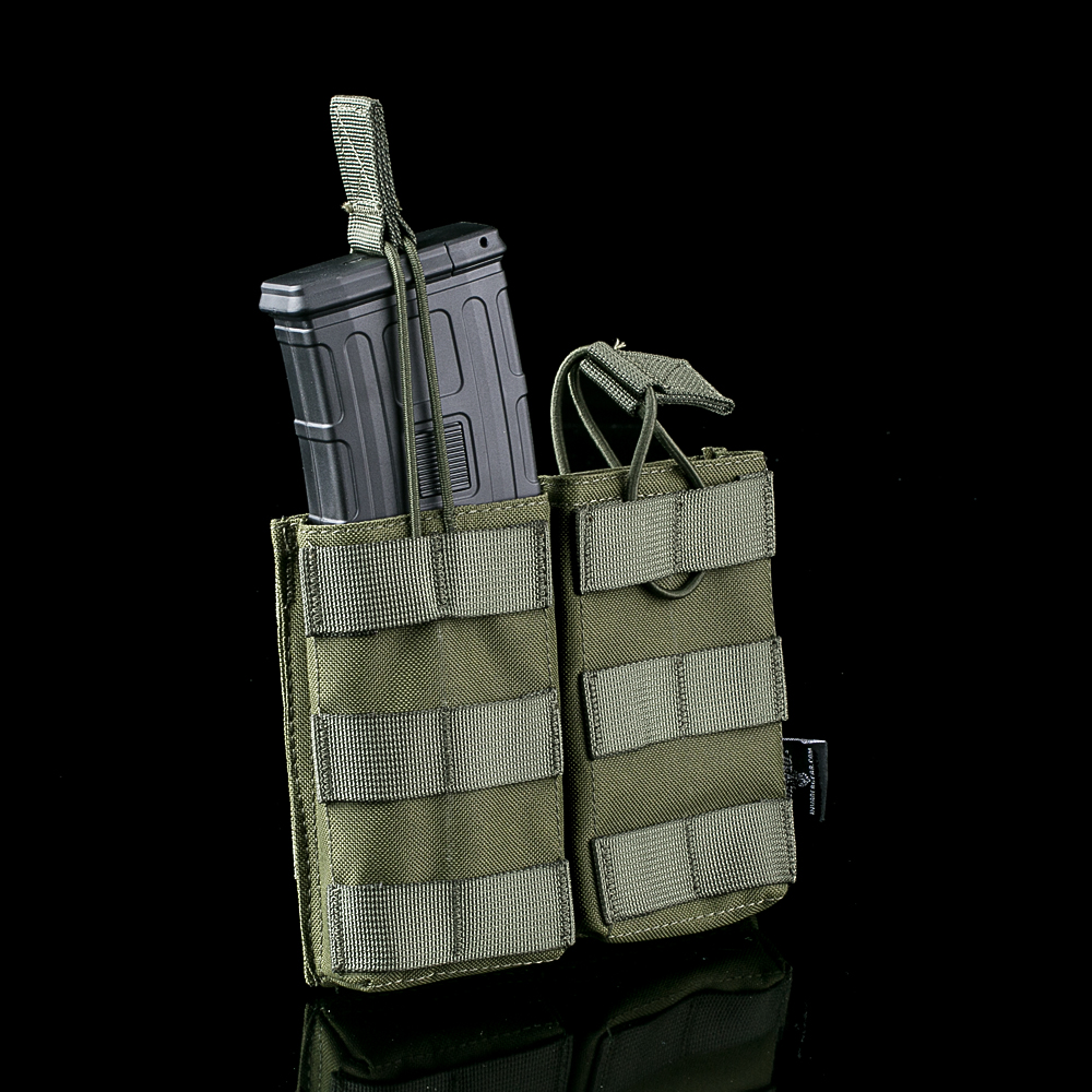 Invader Gear 5.56 Double Mag Pouch, oliv