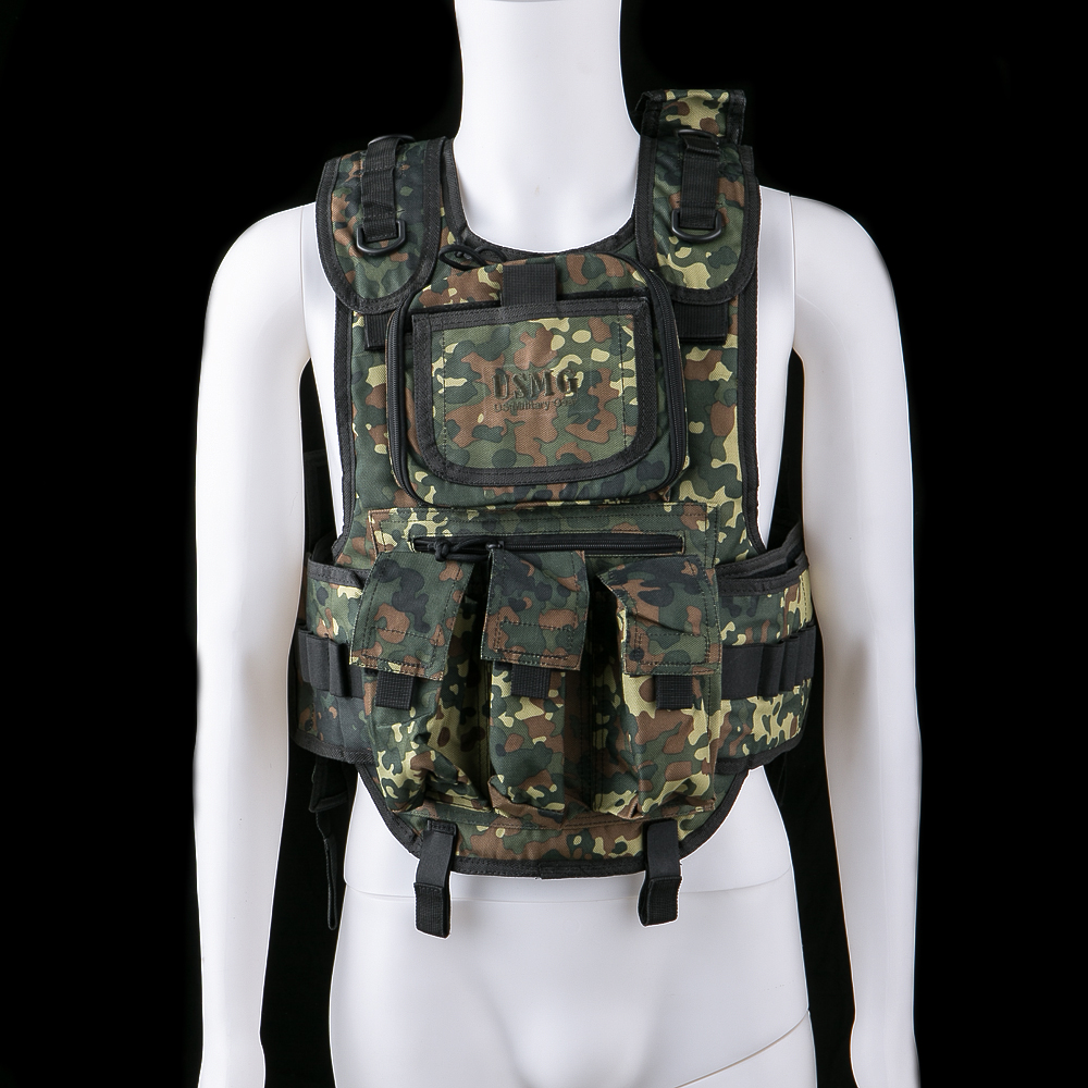 USMG Paintball Tactical Weste, flecktarn