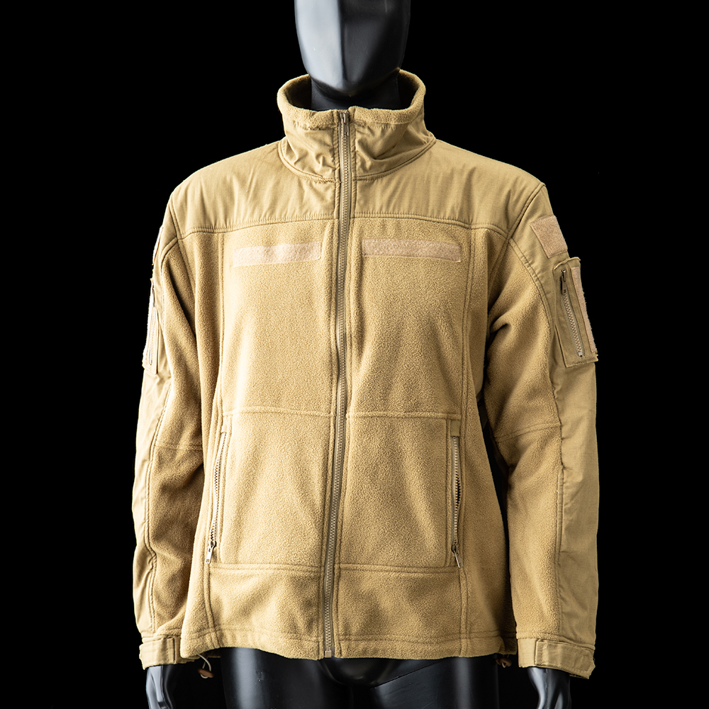 MFH Fleece Jacke Combat, coyote