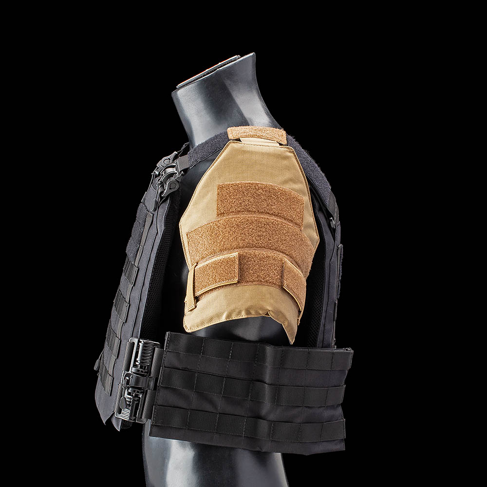 Zentauron ballistic arm protection, coyote