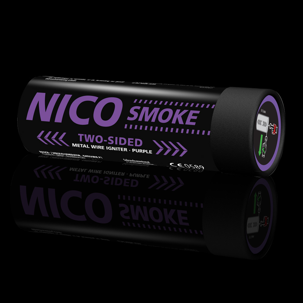 Nico Smoke, two-sided, 50 s, purple