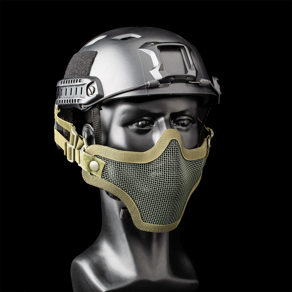 Invader Gear Half Face Mask Fast, oliv