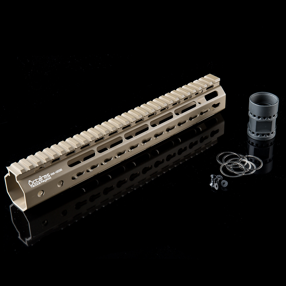 Octaarms 12" Keymod Handguard, tan